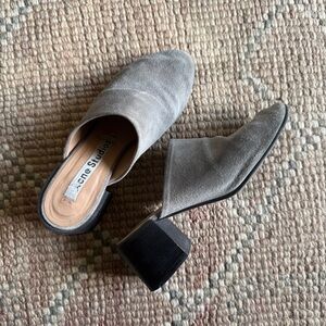 Acne Studios suede mules